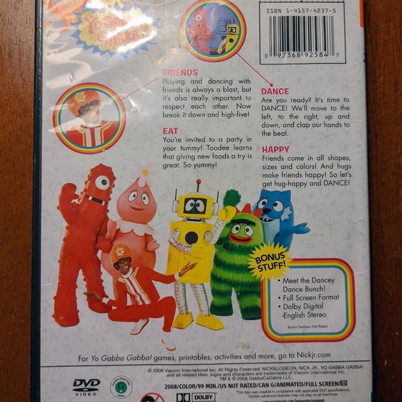 Yo Gabba Gabba! DVD: The Dancey Dance Bunch! - Picture 3 of 3